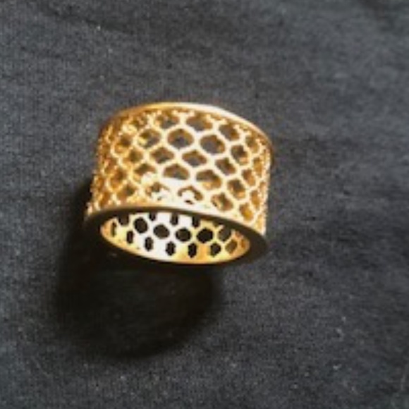 Lia Sophia Goldtone Mesh With Rhinestone Set *EUC* - Picture 5 of 9